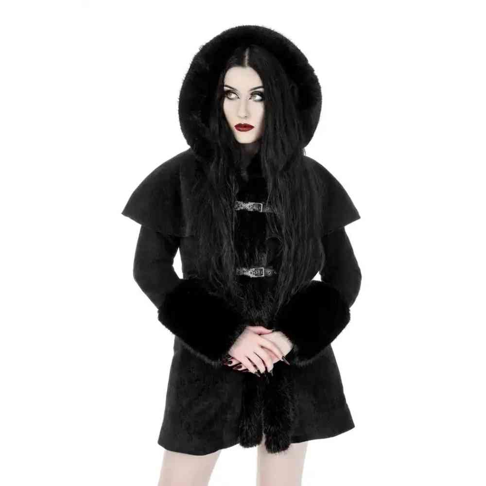 Restyle - Cathedralis Winter coat - Black